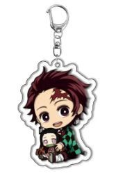 Demon Slayer  Acrylic Keychain, Character: Tanjiro(w/Nezuko)