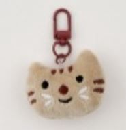 Animal Plush key chain 5cm, Type: Cat Gray