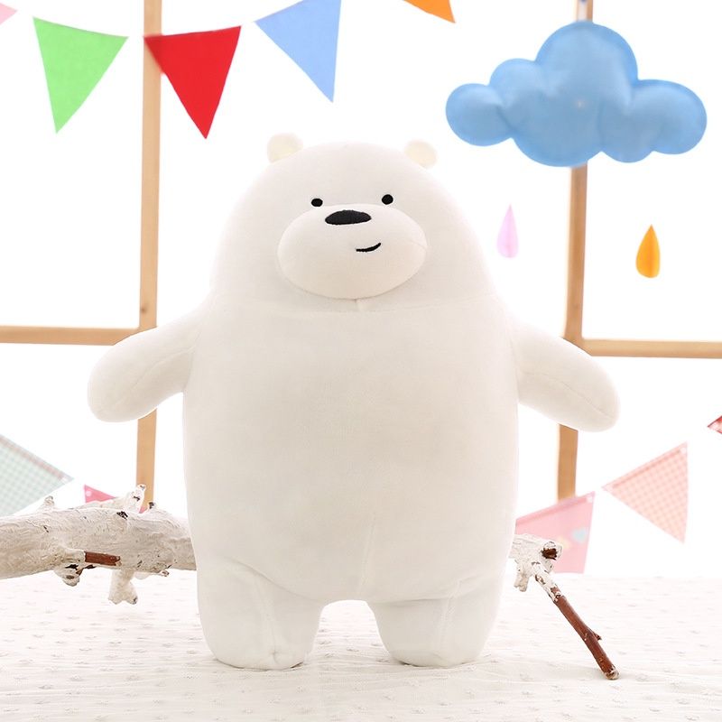 Bare Bear soft toy 30cm, Type: White Bear