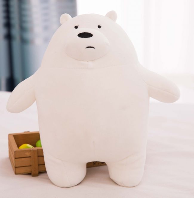Bare bear soft toy 50cm, Type: White Bear