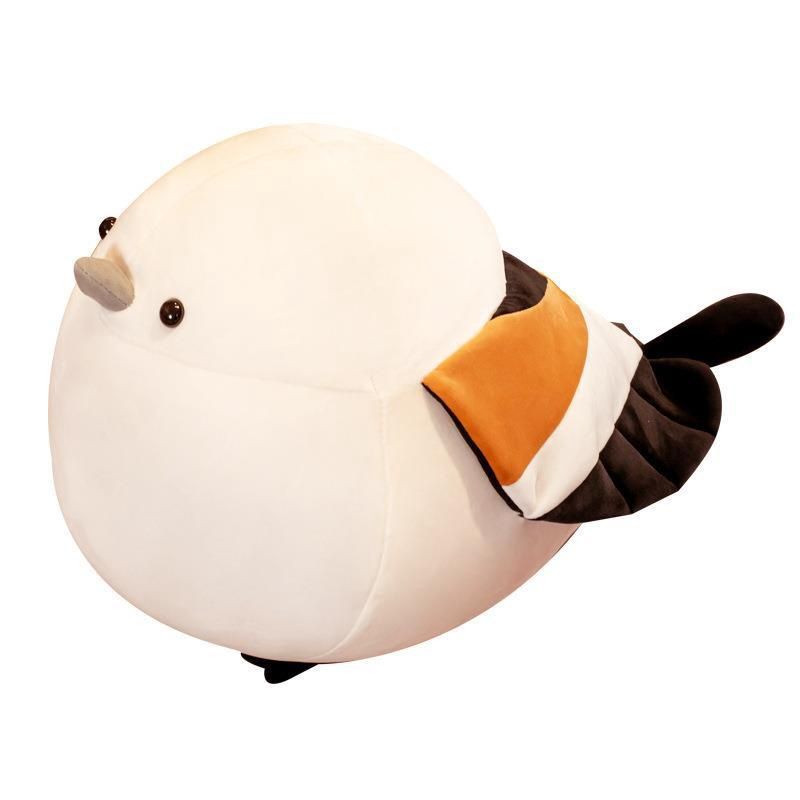 White round bird soft toy 50cm