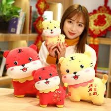 Tiger Zodiac Mascot Plush