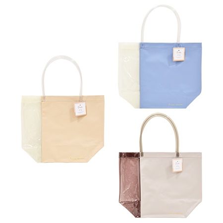 TOTE BAG PVC BICOLOR@トートバッグ PVC バイカラー
