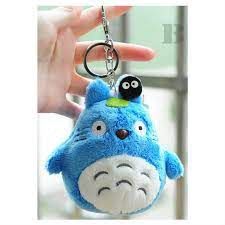 Blue Totoro Mascot Keychain