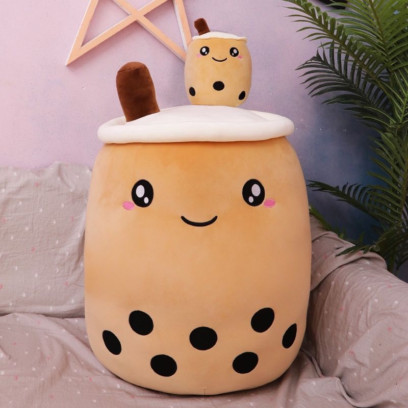 BOBA PLUSH Brown Sugar Milk Tea, Colour: Small TypeA