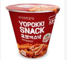 YOUNG POONG Yopokki snack Hot&amp;spicy cup