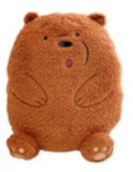 Brown bear soft toy 35cm