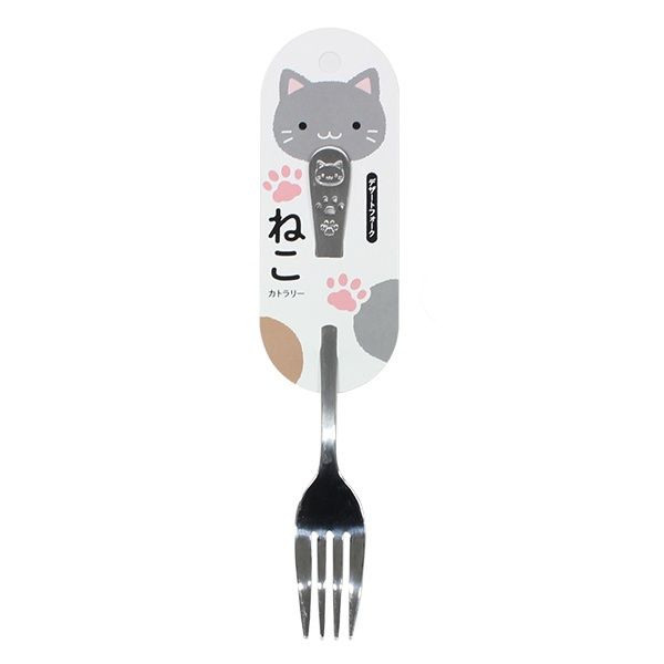 Cat Cutlery Dessert Fork@ねこカトラリーデザートフォーク