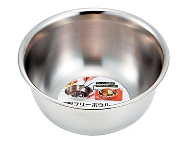 BOWL 13CM@ステンレス 深型ﾌﾘｰﾎﾞｰﾙ約13cm