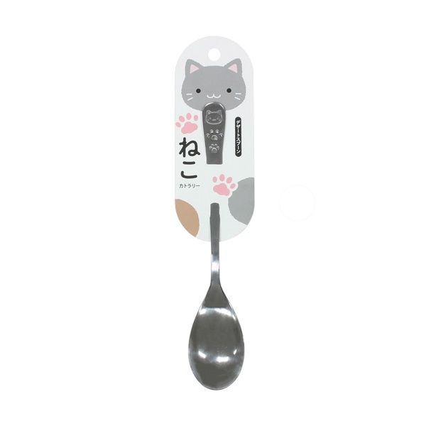 Cat Cutlery Dessert Spoon@ねこカトラリーデザートスプーン