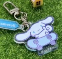 Cinnamoroll acrylic key chain Skateboard