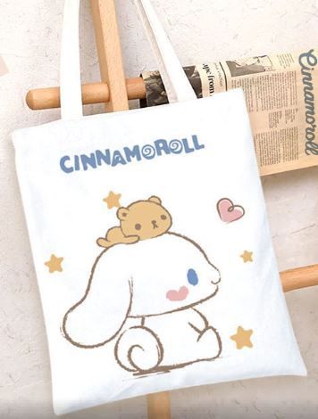 Cinnamoroll tote bag (stars)