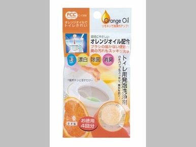 Cleaning agent for rest room@水洗トイレ用発泡洗浄剤オレンジオイル配合