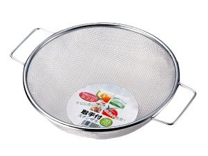 colander with handle 20cm@F-取手付ステンレスザル(20cm)