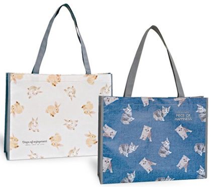 COATED NONWOVEN BAG L PHOTO@不織布コーティングバッグL フォト