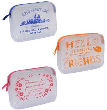 CLEAR POUCH(L)@SJI-00202 クリアポーチ(L)