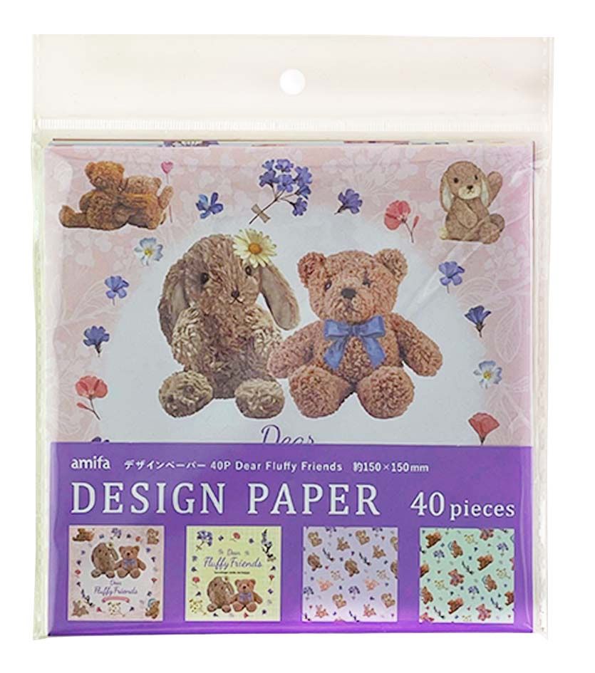 Design Paper 40P Dear Fluffy Friends@ﾃﾞｻﾞｲﾝﾍﾟｰﾊﾟｰ 40P Dear Fluffy Friends
