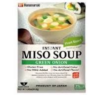 HANA Vegan instant miso soup Green Onion (3 servings)