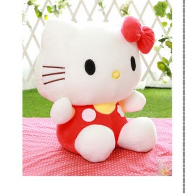 HELLO KITTY PLUSH, Colour: Red