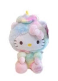 Hello Kitty unicorn cosplay soft toy 23cm