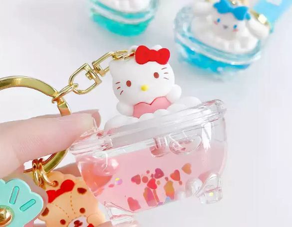 HelloKitty key chain bath tub