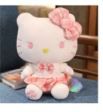 Hello kitty pink check pattern