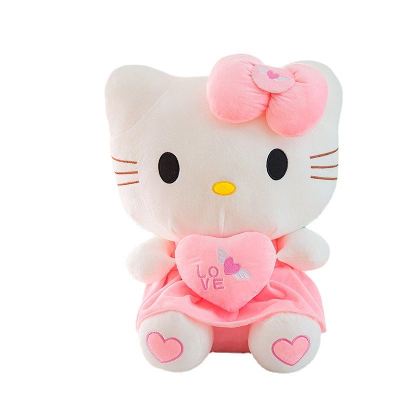 Hello kitty with heart 55cm