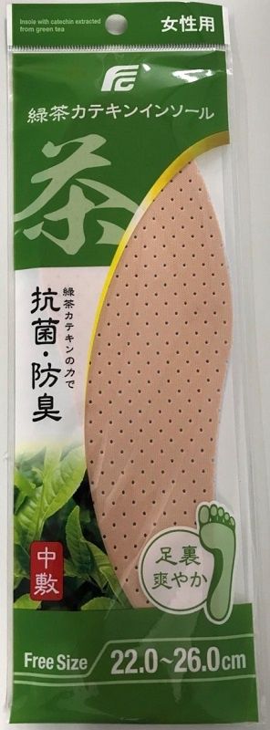 INSOLE@緑茶カテキンインソール　女性用