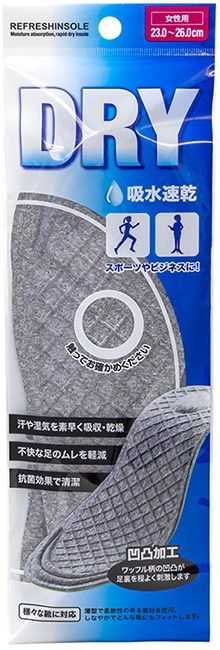insole@吸水速乾インソール　女性用
