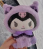 Kuromi Omekashineko soft toy 23cm