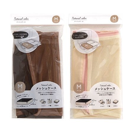 NC MESH CASE M@ナチュラルカラー メッシュケース M