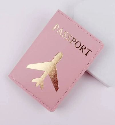 Pink Passport Cover &amp; Tag