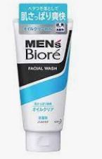 BIORE Mens face wash oil clear