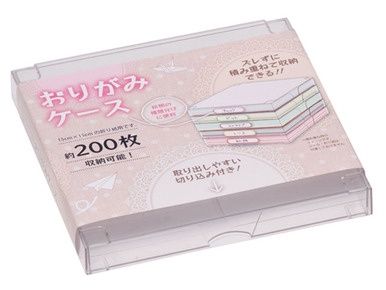 Plastic tray@おりがみケース