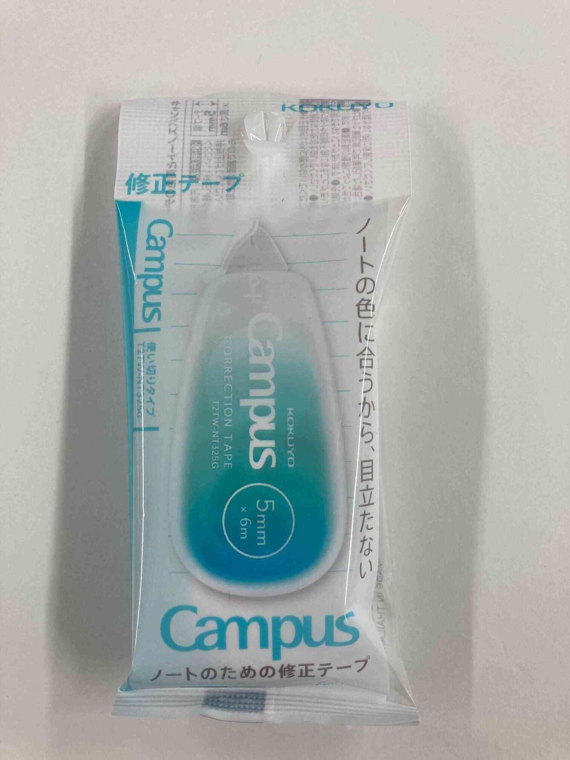 CORRECTION TAPE@キャンパス修正テープ 6M巻 緑