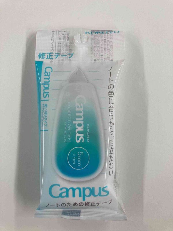 CORRECTION TAPE@キャンパス修正テープ 6M巻 緑
