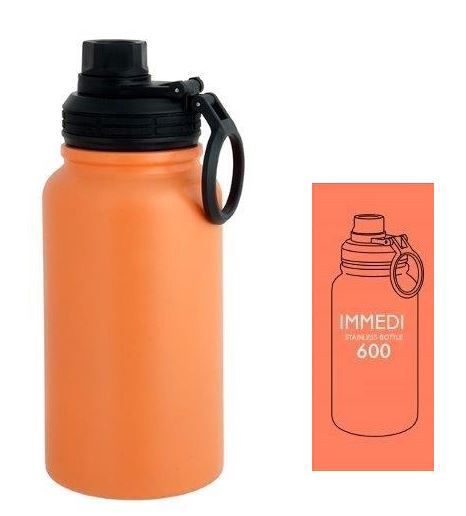 stainless steel vacuum flask@IMMEDI BOTTLE600ml OR【海外用】