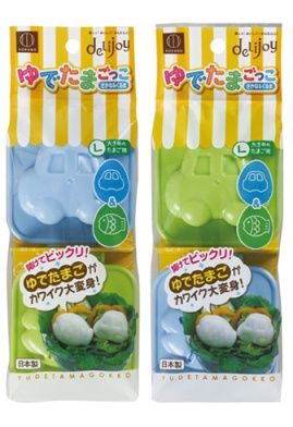 Boiled egg Mold@delijoyゆでたまごっこ さかな&amp;くるま【海外用】
