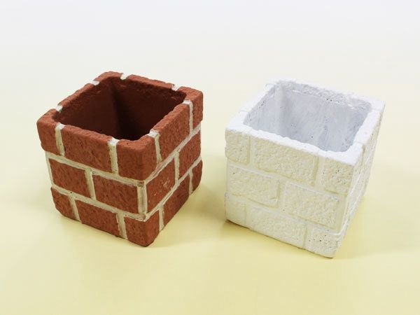 Cement bowl@セメント鉢(レンガ)