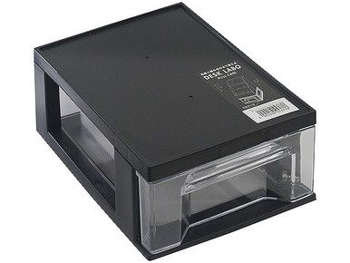 Storage box (PP/PS)@DeskLabo プルケース グレー