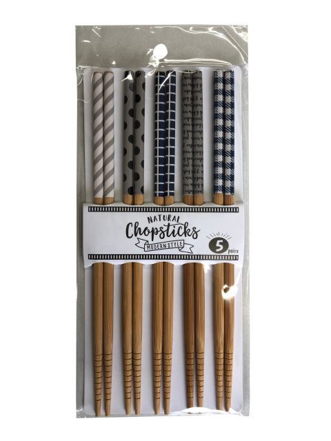 Bamboo chopsticks 5P@竹塗箸5P　Modern style