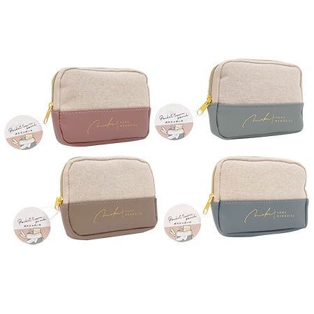POCKET TISSUE POUCH SL NATURAL@ポケティポーチ 合皮ナチュラル