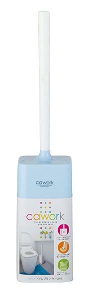 Cawork Toilet Brush with Case Blue