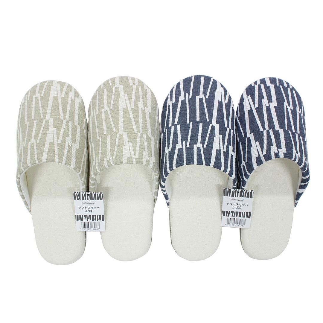 Soft slippers (Scandinavian)@ソフトスリッパ(北欧)【海外用】