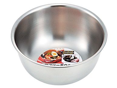BOWL 15CM@ステンレス 深型ﾌﾘｰﾎﾞｰﾙ約15cm