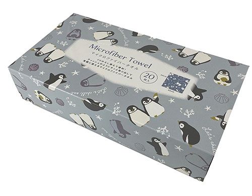 Microfiber towel Penguin/24141@Fe高額(5.0)ﾏｲｸﾛﾌｧｲﾊﾞｰﾀｵﾙ20Pﾍﾟﾝｷﾞﾝ/24141