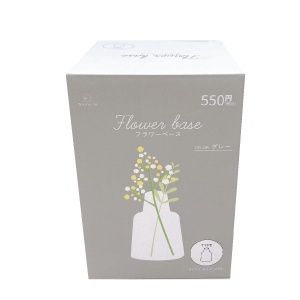 flower vase round gray@TPB.高額(5.0) フラワーベース円形 グレー