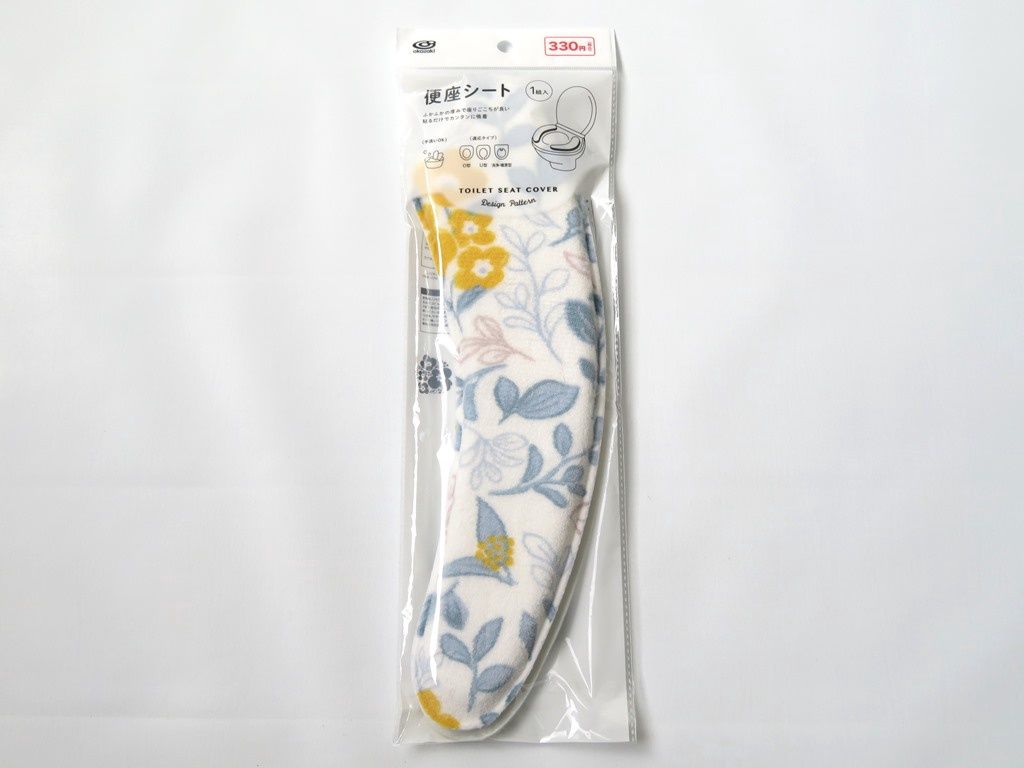 Toilet seat@高額(3.0)プリント便座シート 花柄