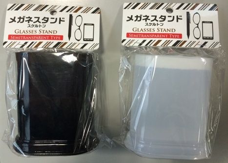 Glasses stand semitransparent type@メガネスタンド　スケルトン