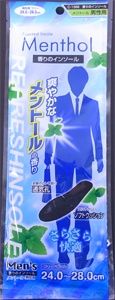 Scented Insole Menthol@香りのｲﾝｿｰﾙ ﾒﾝﾄｰﾙ 男性用